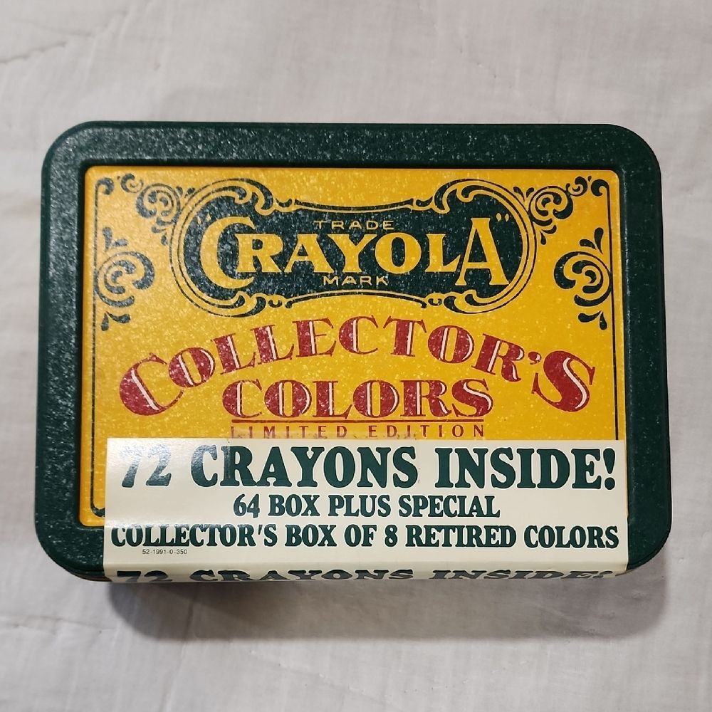Crayola 1991 Collector's Colors Limited Edition Tin - 72 Crayons